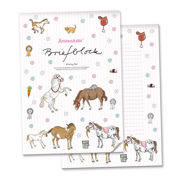 Letter Pad Pony A4 Krima & Isa