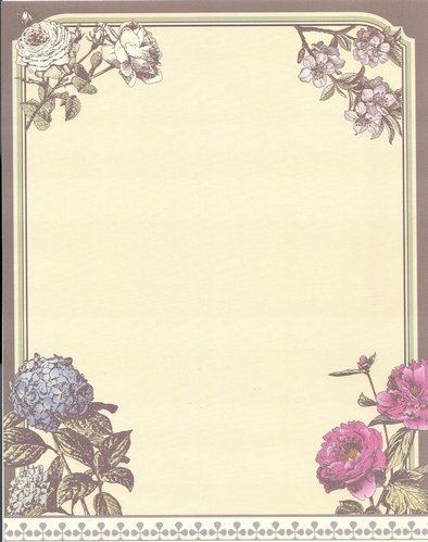 Briefpapier Enduring Floral Idea Art