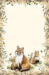 Letter Pad Fox Posies and Such USA