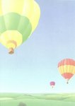 Letter Paper Hot Air Balloons Decadry
