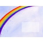 Briefumschlag Regenbogen WUP C6