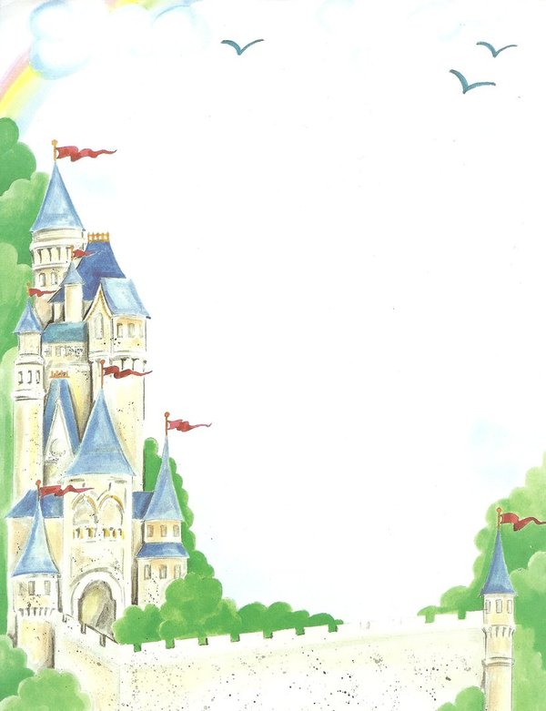 Letter Paper Fantasy Castle Geographics