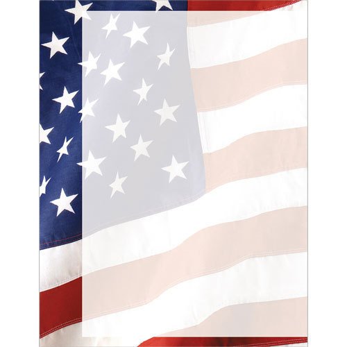Letter Paper US Flag Great Papers