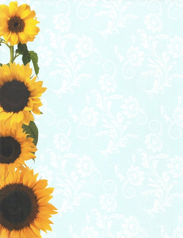 Briefpapier Sunflower Tapestry Idea Art