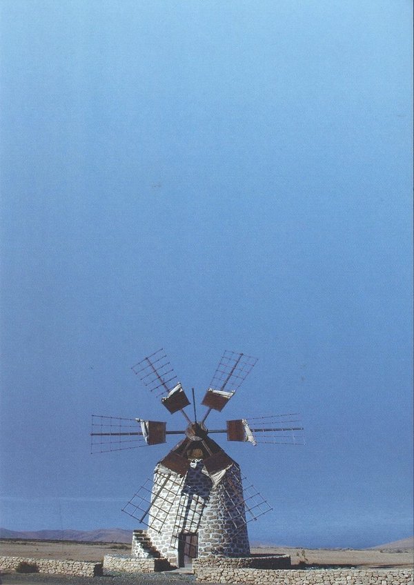 Letter Paper Windmill Postkarten Style