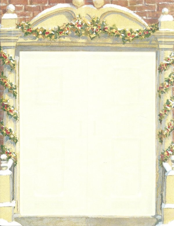 Letter Paper Holiday Doorway Great Papers