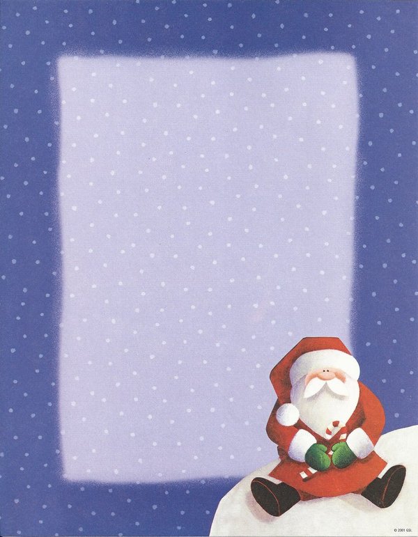 Letter Paper Santa Clause Gartner