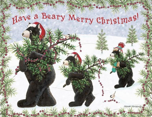Beary Christmas Cards Posies and Such