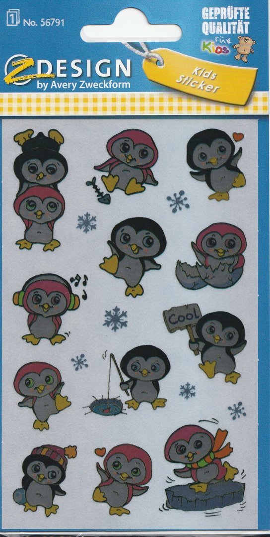 Sticker Penguins Avery Zweckform