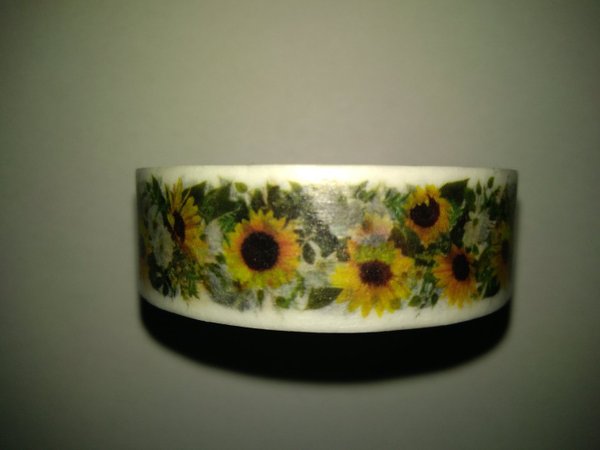 Washi Tape Sunflower Kamoi