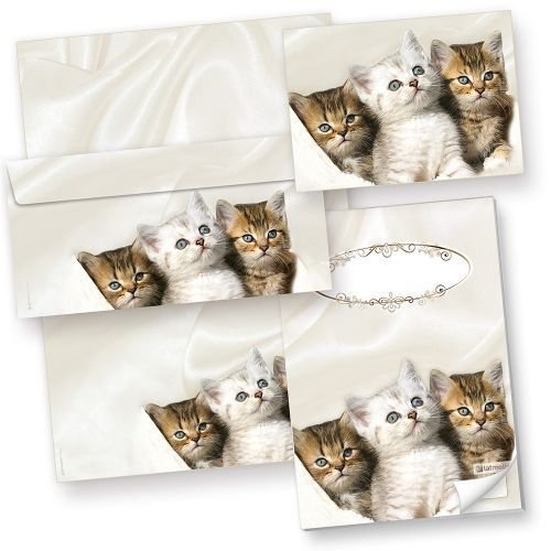 Letter Paper Set Cat Tatmotive