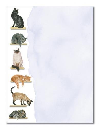 Letter Pad Cats Padblocks A5