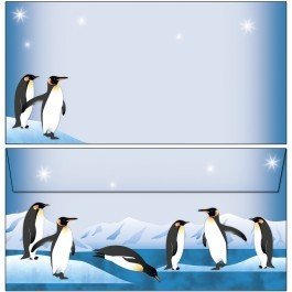 Briefumschlag Pinguin IdeenStadl