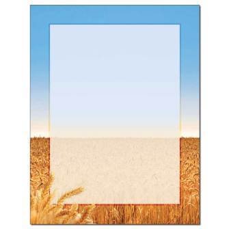 Letter Paper Wheat Field The Image Shop