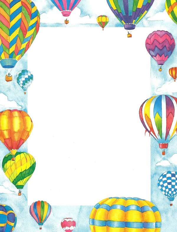Letter Paper Balloon Perfect Print