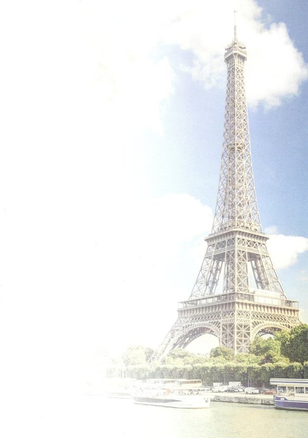 Briefpapier Eiffelturm Drucksachenversand