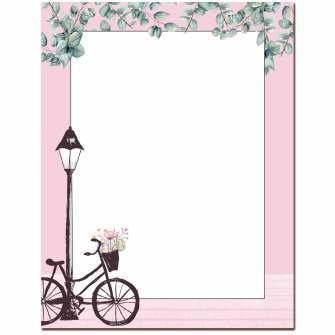 Letter Paper Basket of Flowers Image Shop