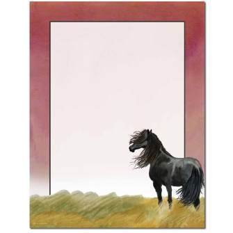 Letter Paper Black Stallion Image Shop