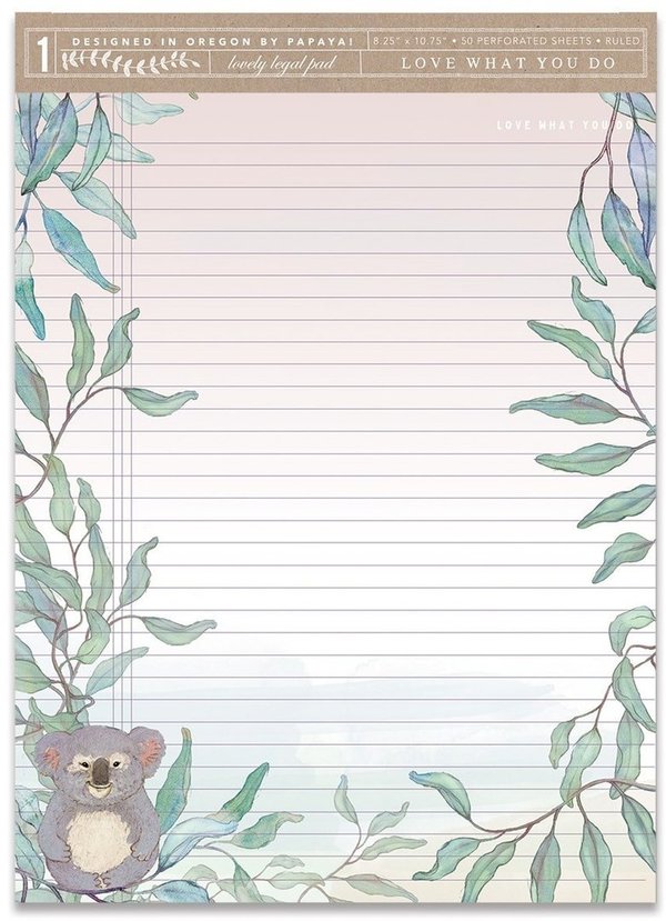 Letter Pad Koala 50 Papers A4