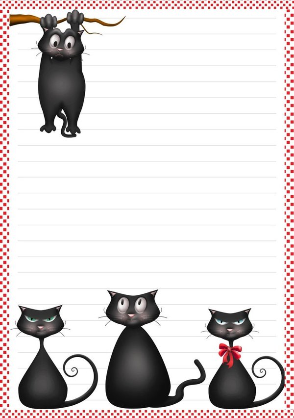 Schreibblock Funny Cats A5 Doreens Briefpapierwelt