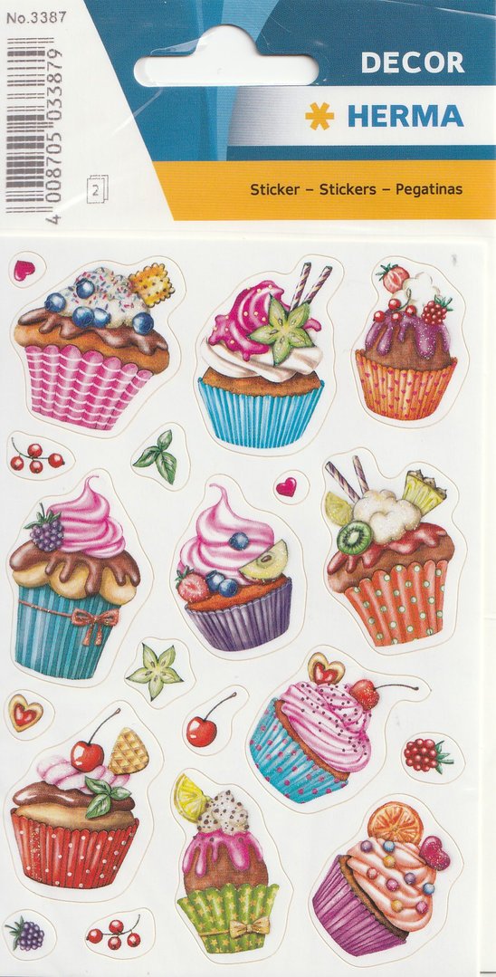 Sticker Cupcakes Herma