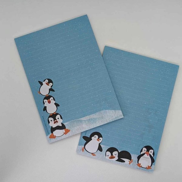 Letter Pad Penguins A5 Stationery Parlor