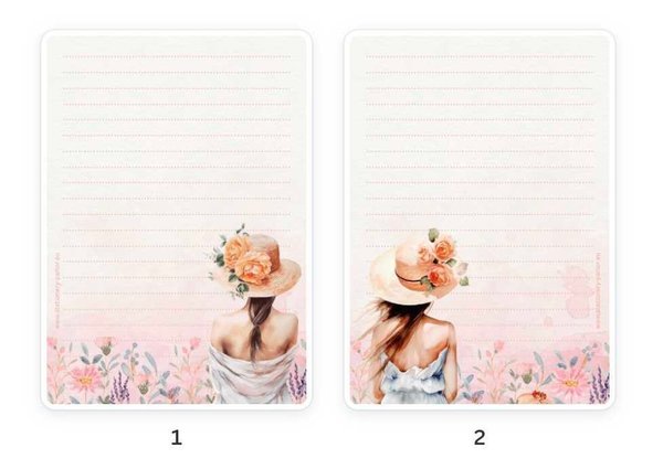 Letter Pad Flower Girl Stationery Parlor A5