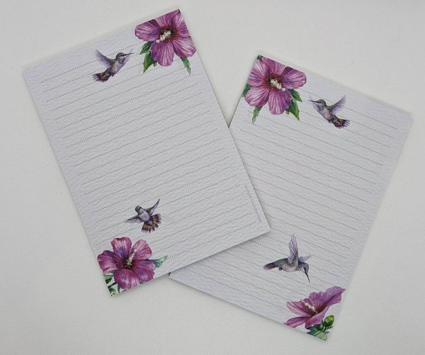 Letter Pad Humming Bird A5 Stationery Parlor