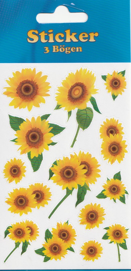 Sticker Sunflowers Taunus Verlag